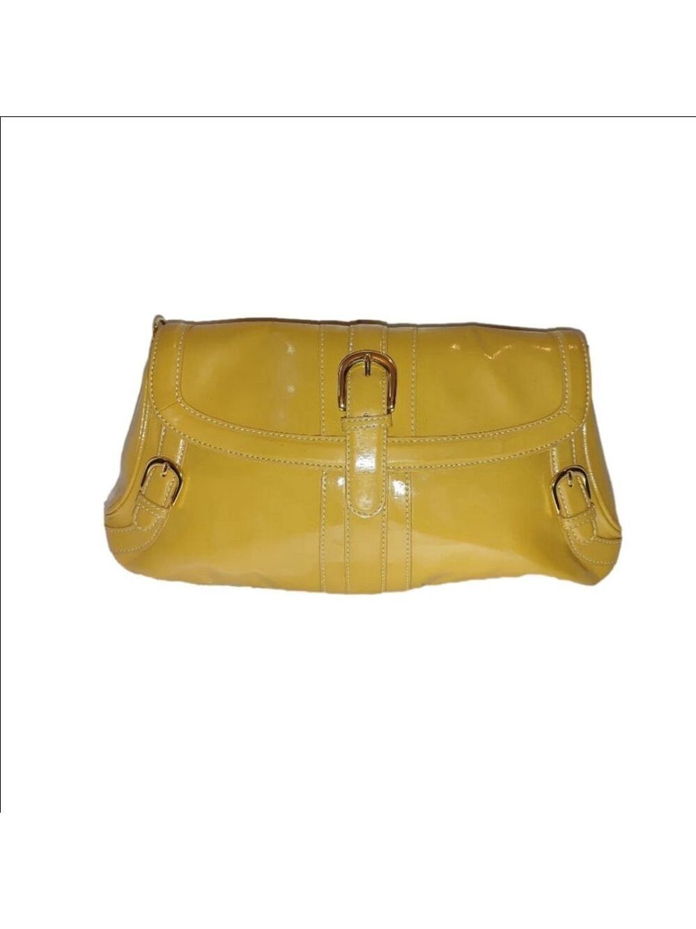 MAXX New York Patent Leather Clutch